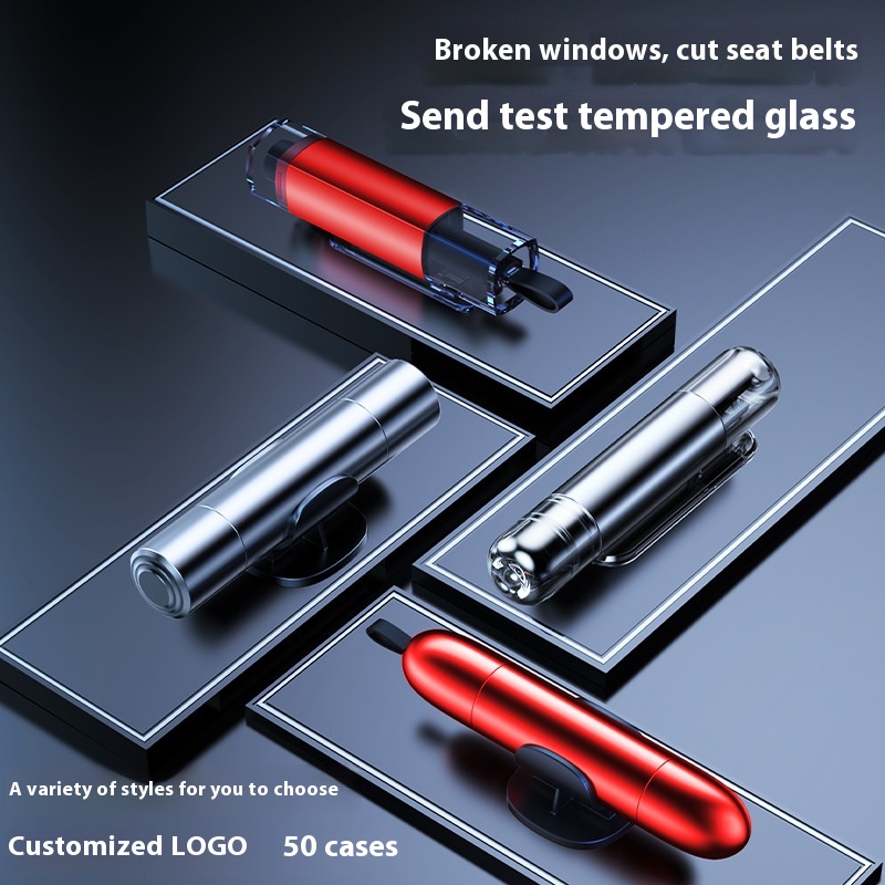 Multifunctional Car Emergency Safety Hammer Escape Hammer Seat Belt Cutter