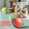 New Interactive Cat Toys Ball Auto Electric Rolling Ball Toys For Cat Kitty Pets Smart Automatic Teaser USB Rechargeable Cat Toy Pet Products