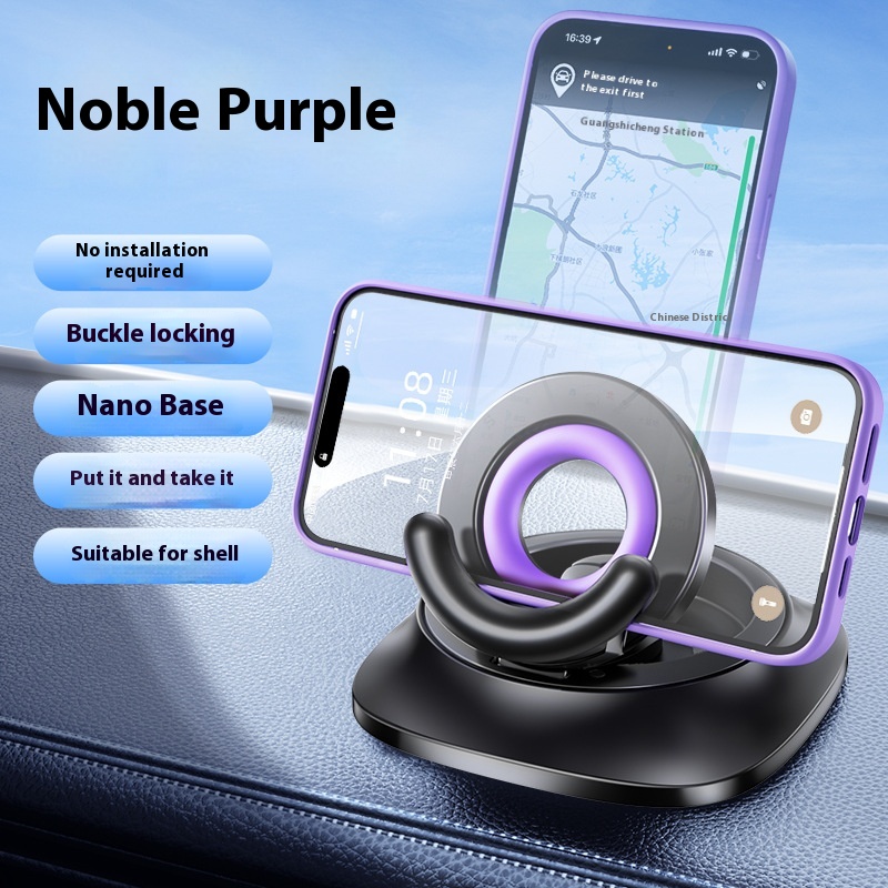 Magnetic Phone Holder With Vacuum Suction Foldable Adjustable Car Mount Magnetic - 第 7/7 張圖片