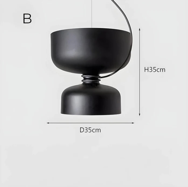 Modern Aluminum Double Light Source Retro Restaurant Decoration Chandelier - Image 25