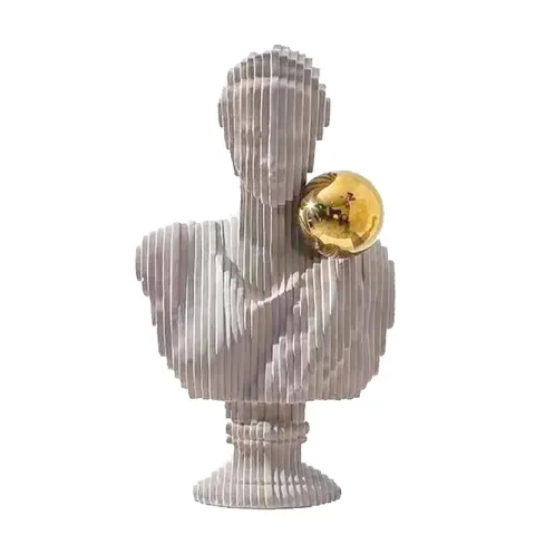 Modern Light Luxury Cut Female Character Art Sculpture Crafts