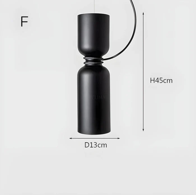 Modern Aluminum Double Light Source Retro Restaurant Decoration Chandelier - Image 13