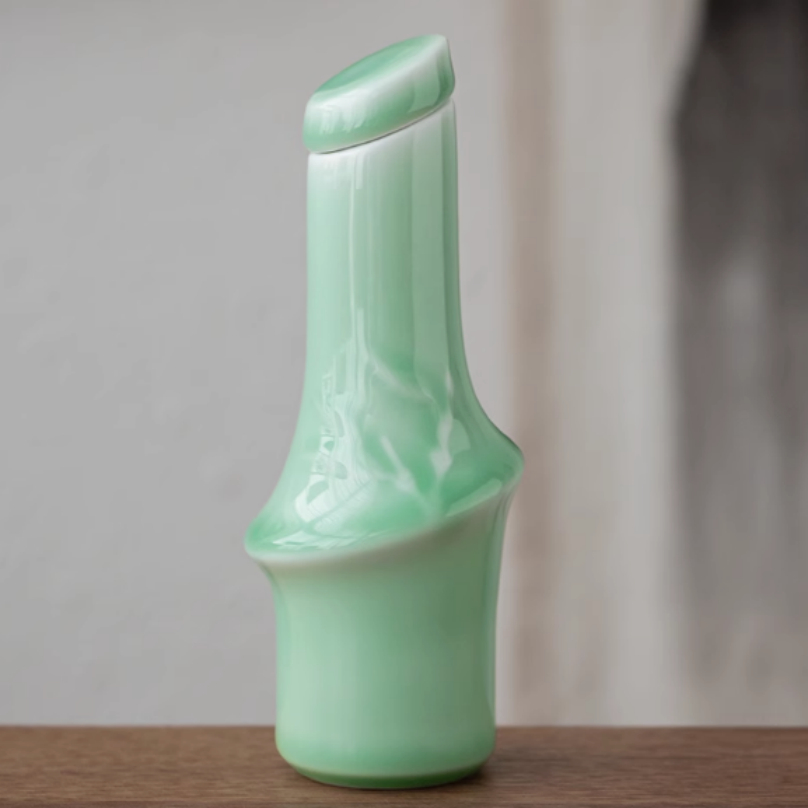 Celadon Bamboo Joint Wine Set Wine Decanter Set