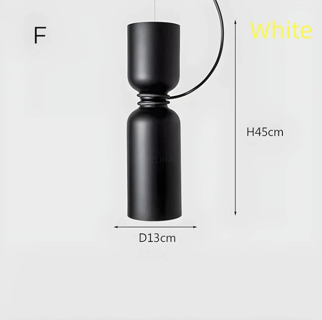 Modern Aluminum Double Light Source Retro Restaurant Decoration Chandelier - Image 28