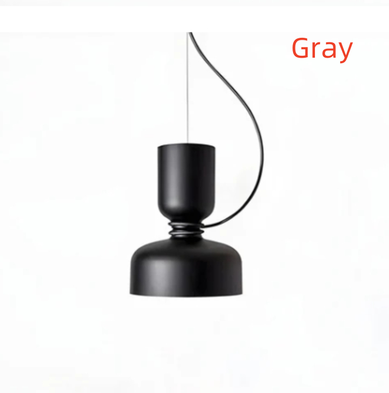 Modern Aluminum Double Light Source Retro Restaurant Decoration Chandelier - Image 2