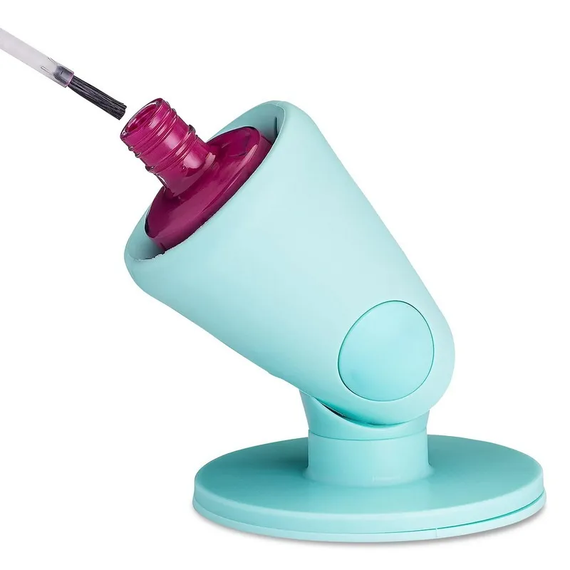 Silicone Nail Polish Bottle Holders Ring Nail Polish Seat - Zen Green