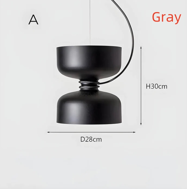 Modern Aluminum Double Light Source Retro Restaurant Decoration Chandelier - Image 8