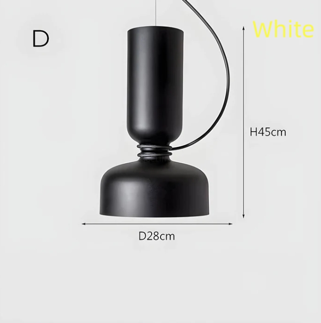 Modern Aluminum Double Light Source Retro Restaurant Decoration Chandelier - Image 7