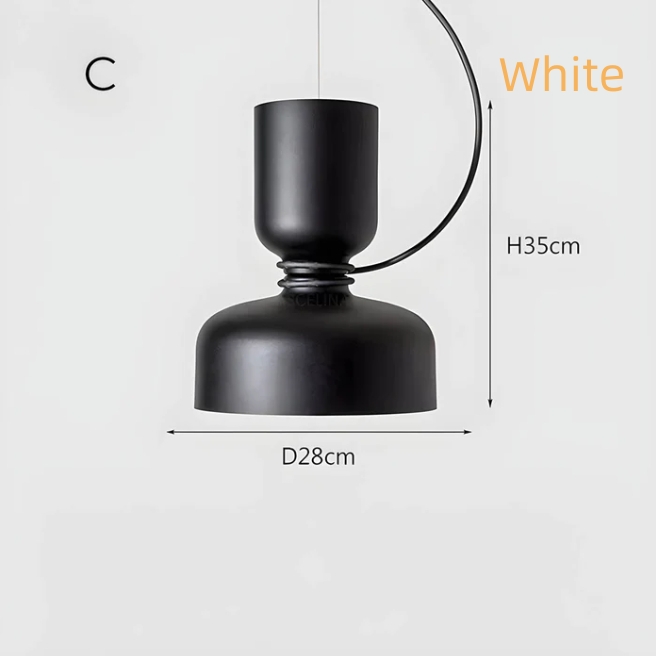 Modern Aluminum Double Light Source Retro Restaurant Decoration Chandelier - Image 24