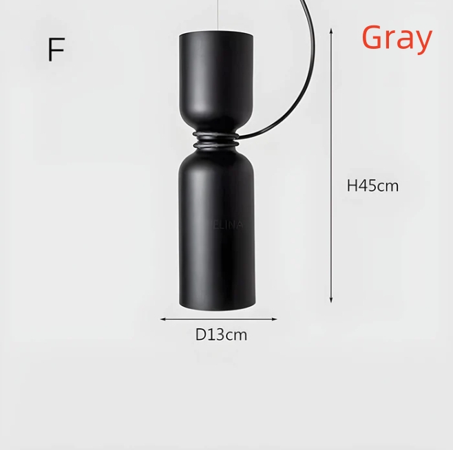 Modern Aluminum Double Light Source Retro Restaurant Decoration Chandelier - Image 12