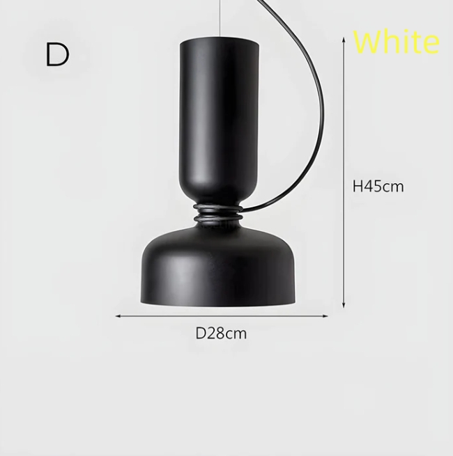 Modern Aluminum Double Light Source Retro Restaurant Decoration Chandelier - Image 27