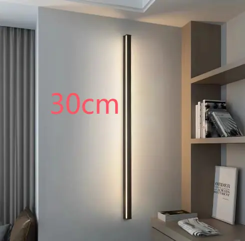 Atmosphere Lamp In The Corner Of The Background Wall Of The Bedroom And Living Room