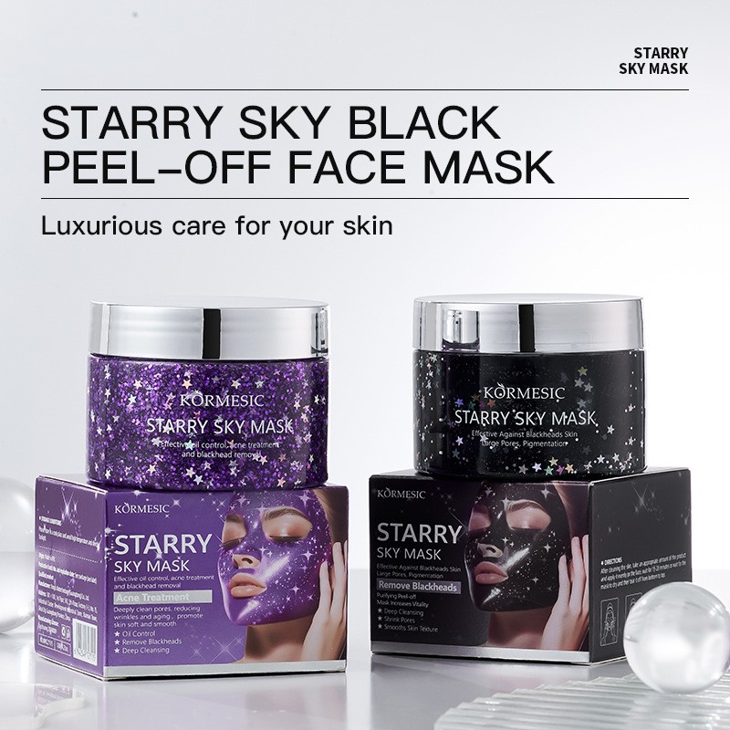 English Starry Sky Tearing Mask