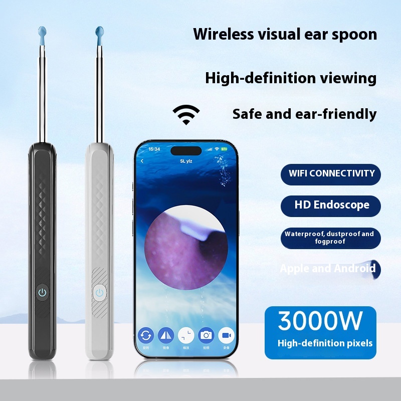 C6 Smart Visual Ear Pick HD Wireless WiFi Earpick
