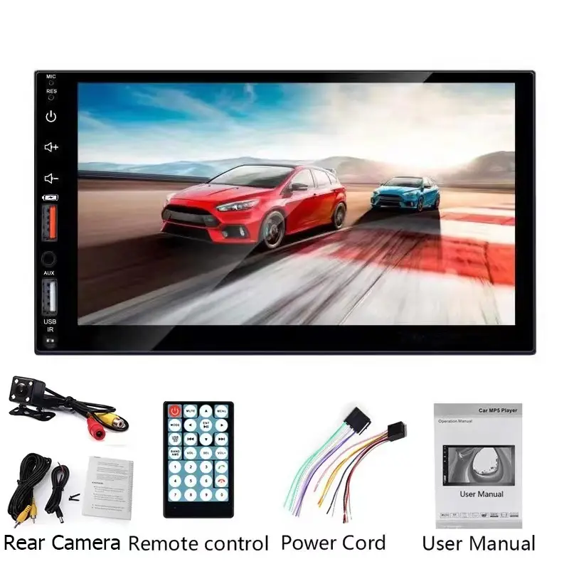 HD Vehicle-mounted MP5 Player Supports Wireless Wired