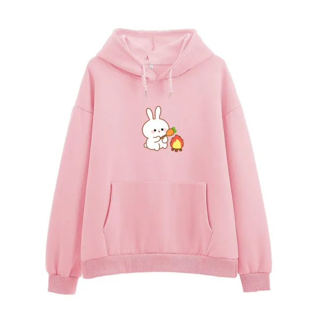 Floral Print Long Sleeve Pullover Pink - Shop at LoveMi
