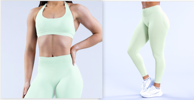 Pleating Hip Lift Low Waist Fitness Seamless Yoga Trousers