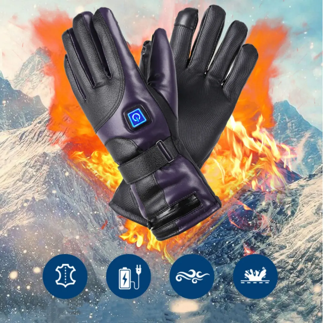 Full Finger Warm Waterproof Motorcycle Outdoor Heating