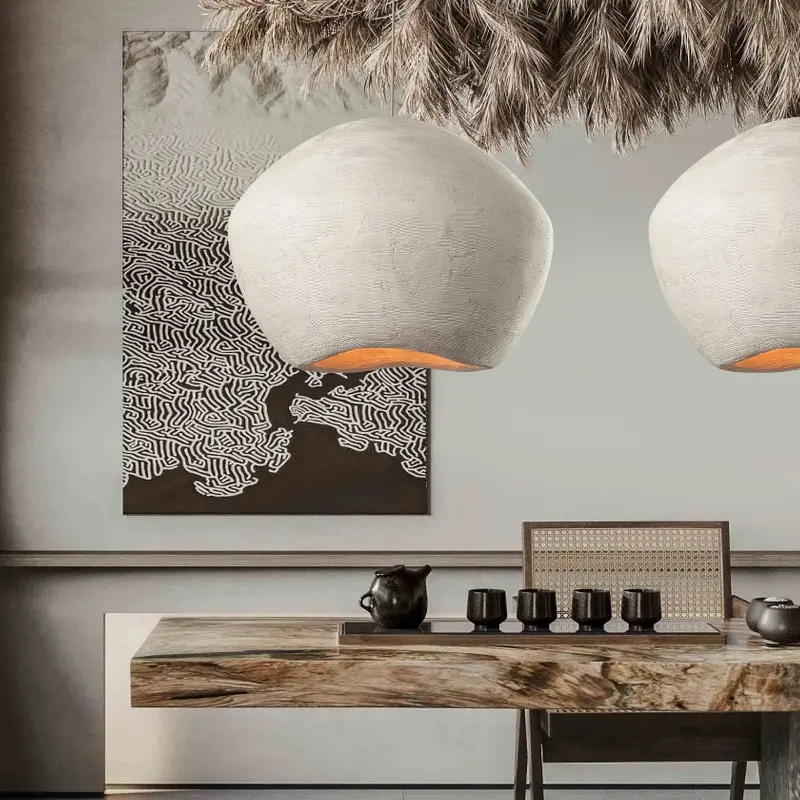 Japanese-style Minimalist Chandelier Dining-room Lamp Silent Style