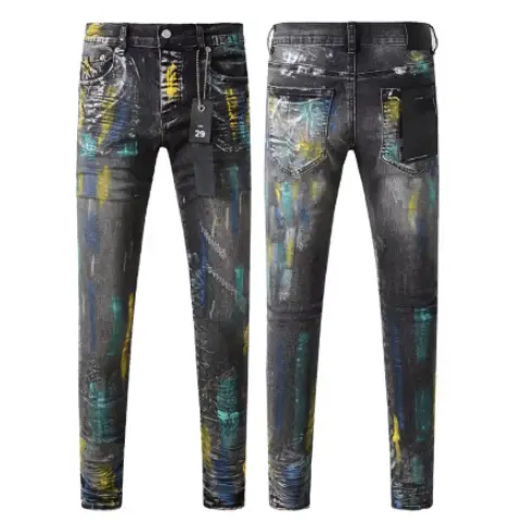 European And American Street Designer Solid Color American Retro Hip-hop Fashion Jeans