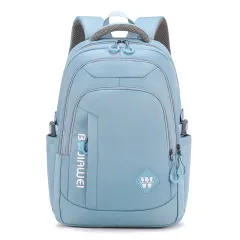 Large Capacity Waterproof Backpack For Girls - Blue - View 1