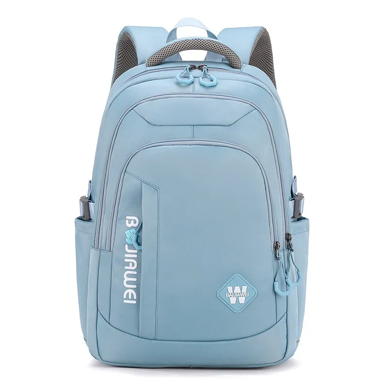 Large Capacity Waterproof Backpack For Girls - Blue