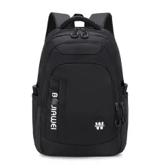 Large Capacity Waterproof Backpack For Girls - Black - View 1