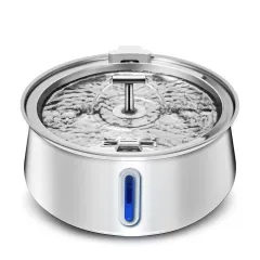 Pet 4L Water Drop Large Capacity With Window Stainless Steel Water Dispenser - Us - View 1