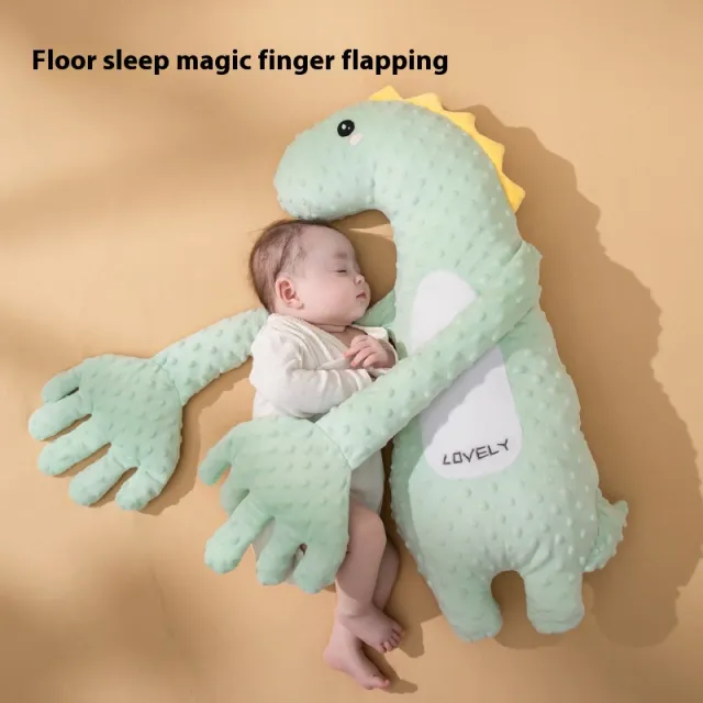 Soothing Baby Sleeping Pillow Animal Shape Green Dinosaur - Shop at LoveMi