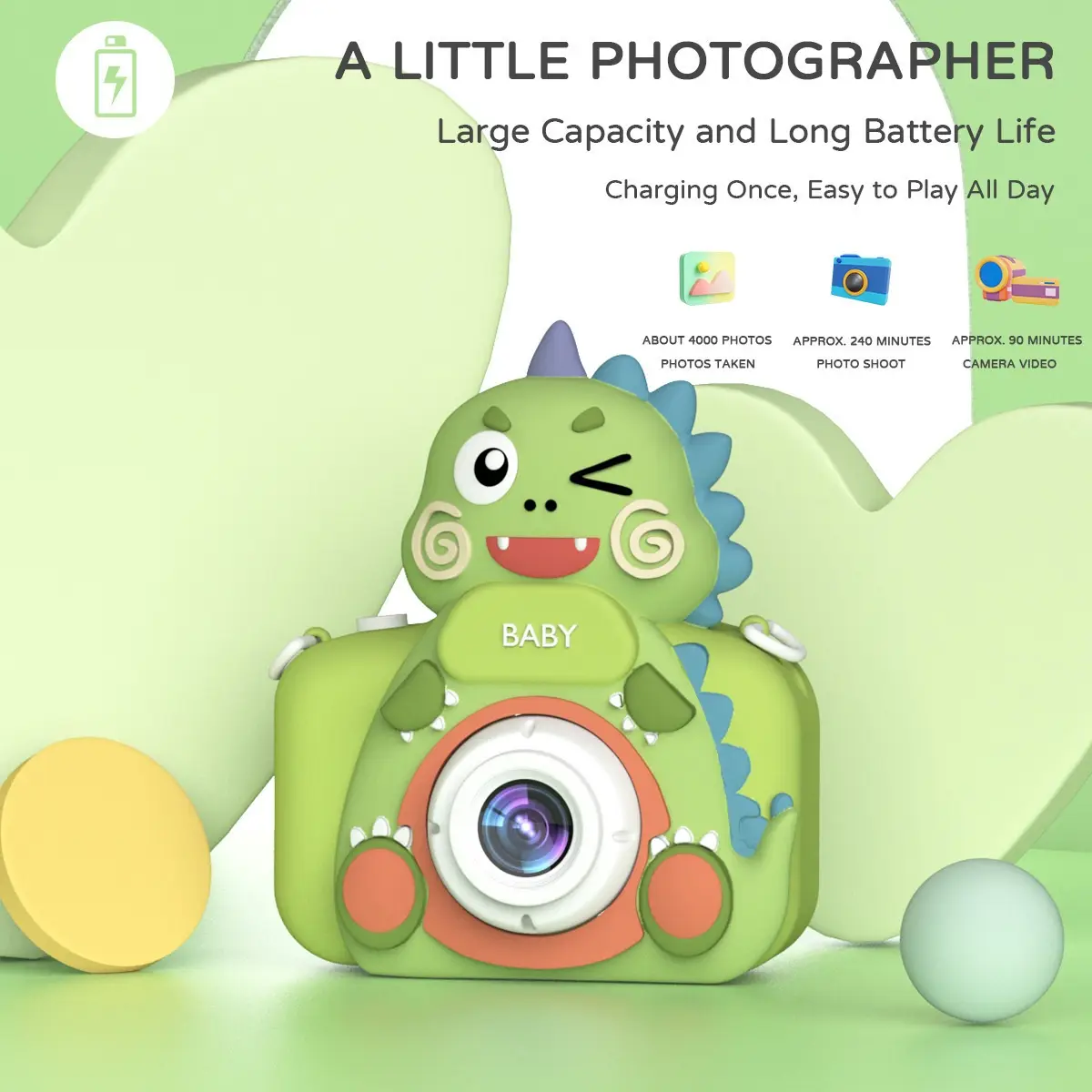 Children's Mini Cartoon Camera Digital Toy