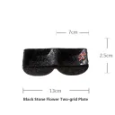 Black Flower Two Grid