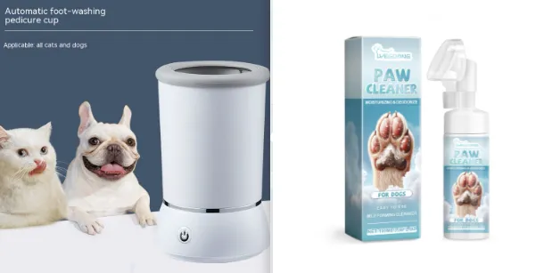 Pet Paw Cleaning Cup Automatic Foot Washing Dogs And Cats Electric Cleaning Device Set - Shop at LoveMi