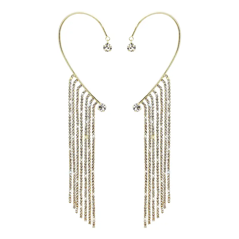 Long Chain Tassel Ear Hook Ear Clip