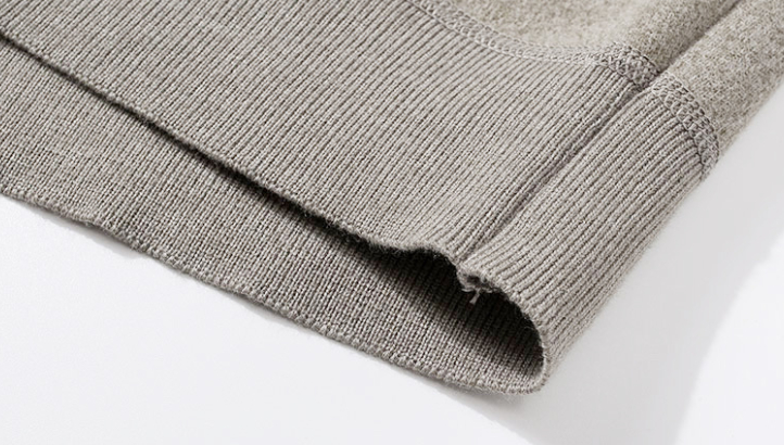 大库存衬衫领假两件一体绒毛衣