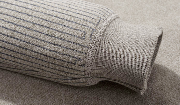 大库存衬衫领假两件一体绒毛衣