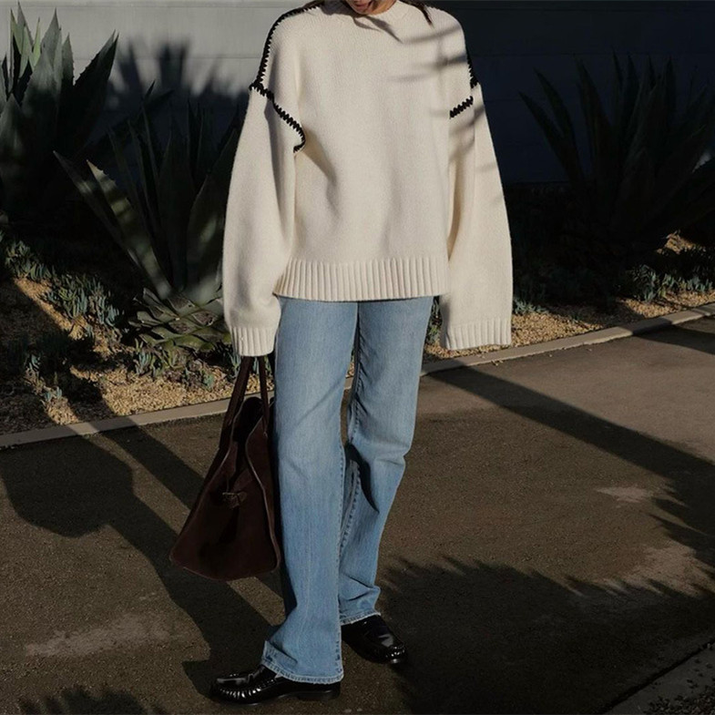 Fashion Loose Women's Autumn And Winter Pullover