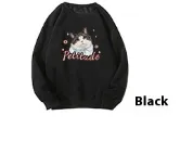 Pet Custom Hoodie Long Sleeve Autumn Winter Cats And Dogs To Figure Custom - Black - View 1
