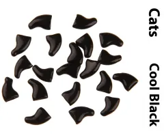 Cat Nail Pet Supplies Cover Suitable For Cat Types - Opp Bag Cool Black - View 1