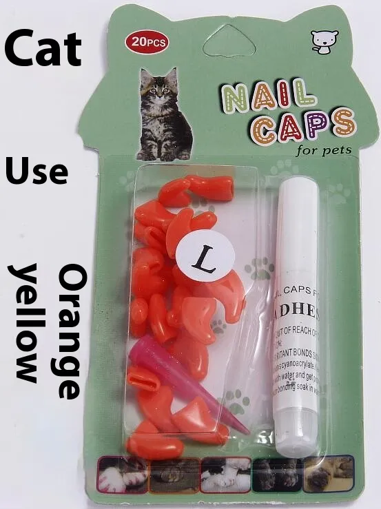 Cat Nail Pet Supplies Cover Suitable For Cat Types Boxed Fragrant Citrus Yellow - Shop at LoveMi