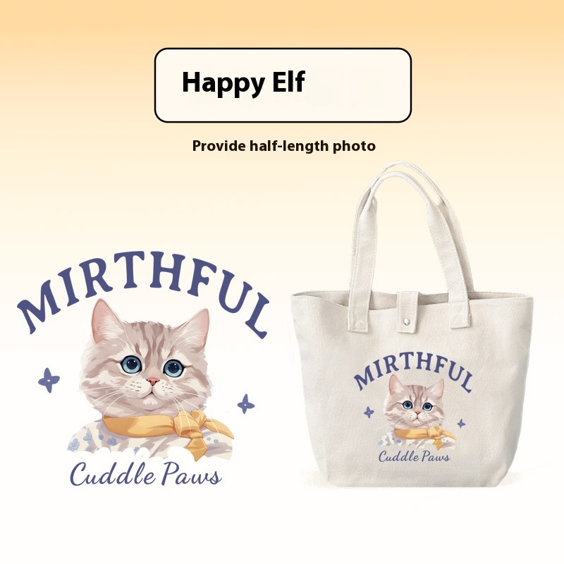 Pet Custom Canvas Bag Pure Cotton
