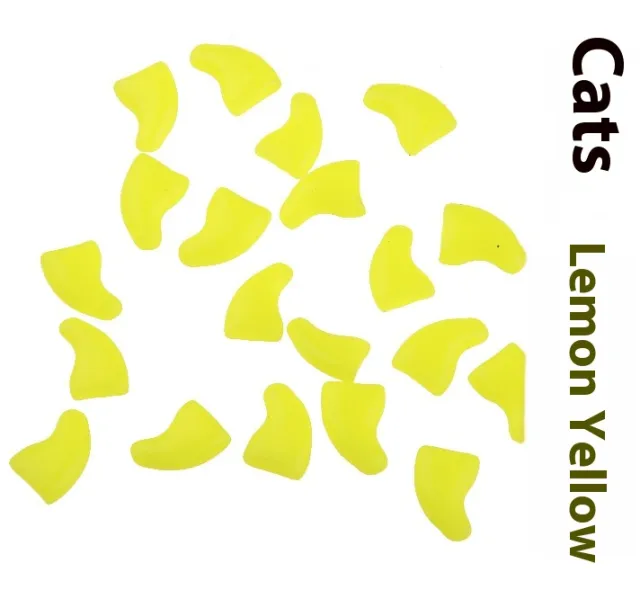 Cat Nail Pet Supplies Cover Suitable For Cat Types Opp Bag Lemon Yellow - Shop at LoveMi