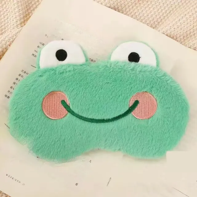 Cute Cartoon Shade Panda Eye Mask For Nap Frog Ice Pack Earplugs - Shop at LoveMi