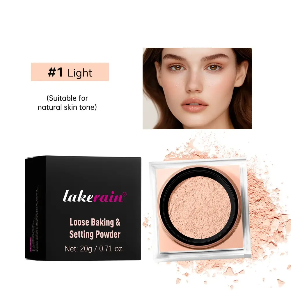 Square Box Finishing Loose Powder Even Skin Color