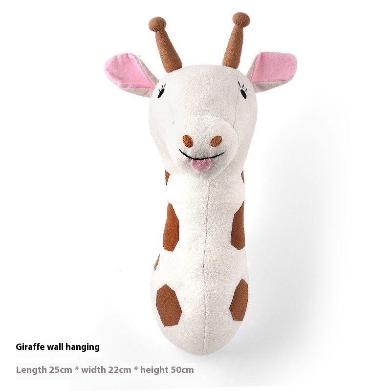 Plush Animal Head Wall Hanging, picture 5 of 7