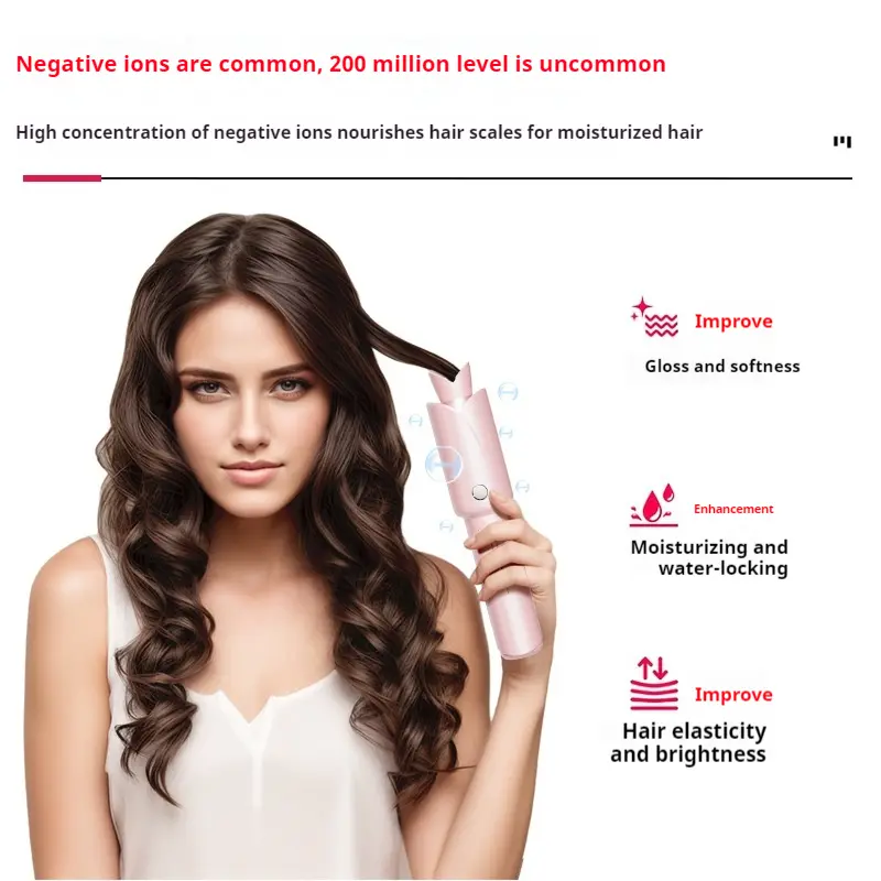 Wireless Hair Curler Home Portable Lazy