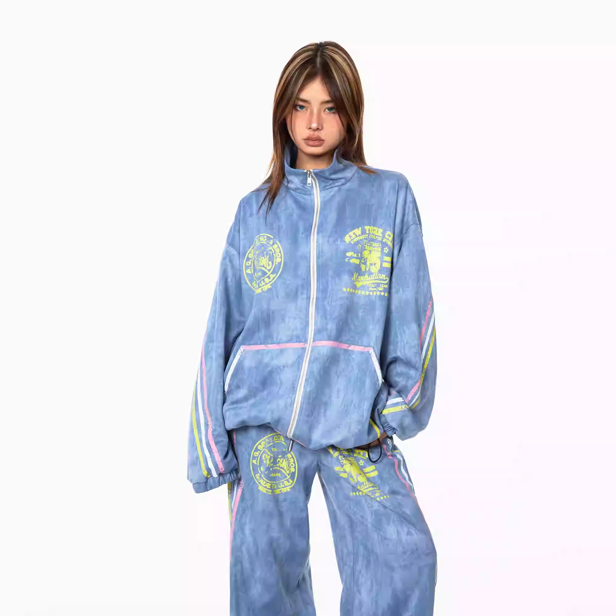 American Retro Suede Fabric Jacket Coat