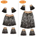 Black Grass Skirt Suit