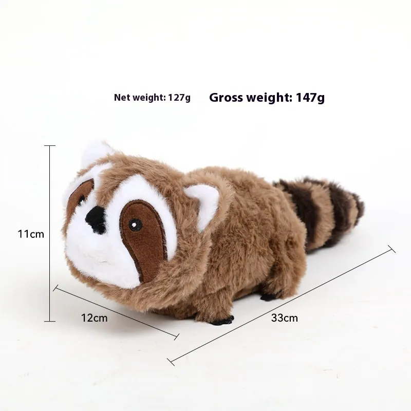 Pet Plush Toy Flapping Sound Electric Toy - Coati