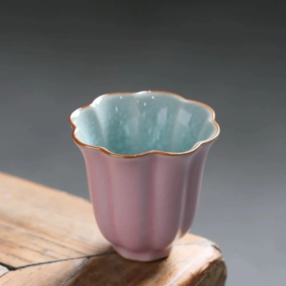 Kung Fu Tea Ru-porcelain Ice Cracking Master Cup