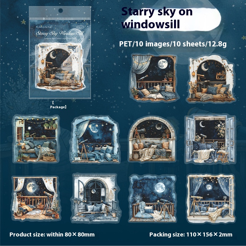 3 Starry Sky Window Sill